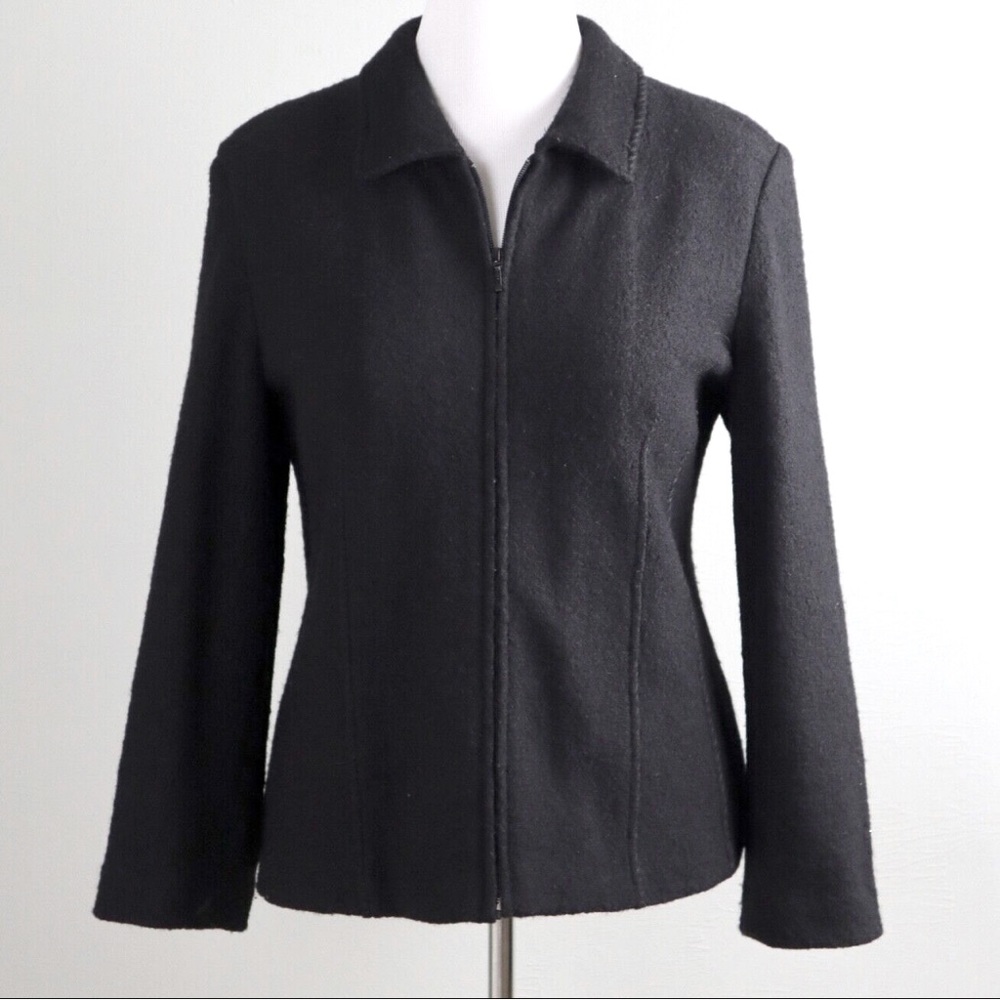 Wool Zip Up Jacket